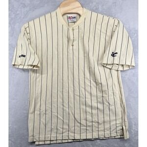 Vintage Chase Authentics NASCAR‎ Cottoin Blend Striped Henley Shirt Men's XL